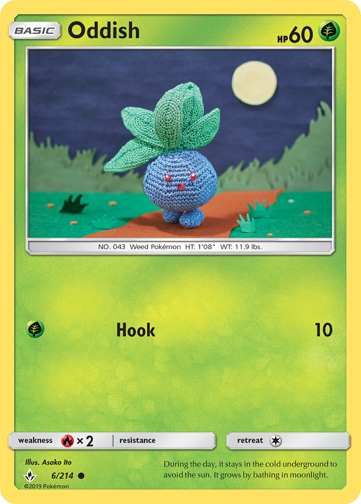 Oddish (6/214) - Unbroken Bonds Pokémon Card