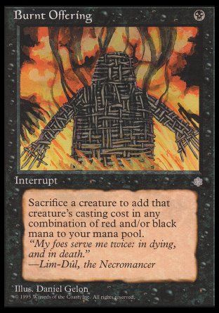 Burnt Offering (Ice Age) Trading Card