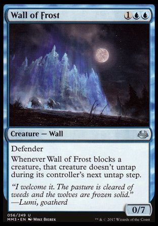 Wall of Frost (Modern Masters 2017) Trading Card