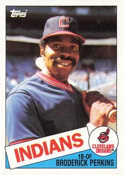  Baseball MLB 1985 Topps #637 Brett Butler Indians