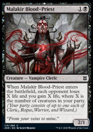 Malakir Blood-Priest (Zendikar Rising) Trading Card