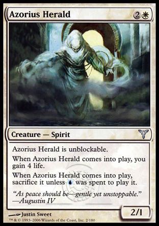 Azorius Herald (Dissension) Trading Card