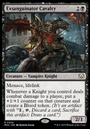 Exsanguinator Cavalry (March of the Machine Commander Decks) Trading Card