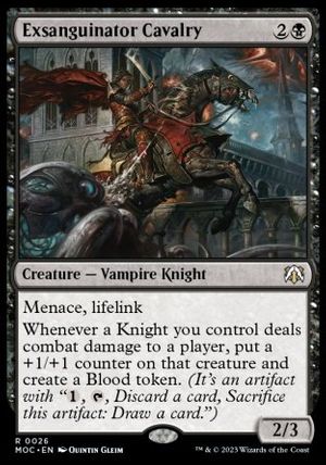 Exsanguinator Cavalry (March of the Machine Commander Decks)