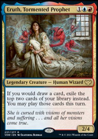 Eruth, Tormented Prophet (Innistrad: Crimson Vow) Trading Card