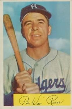 Pee Wee Reese 1954 Bowman Baseball #58 Sports Card