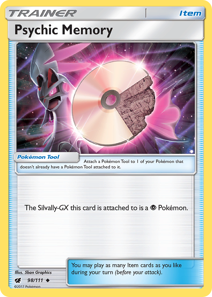 Psychic Memory (Trainer: Pokémon Tool) (98/111) - Crimson Invasion Pokémon Card