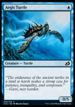 Aegis Turtle (Ikoria Lair of Behemoths) Trading Card