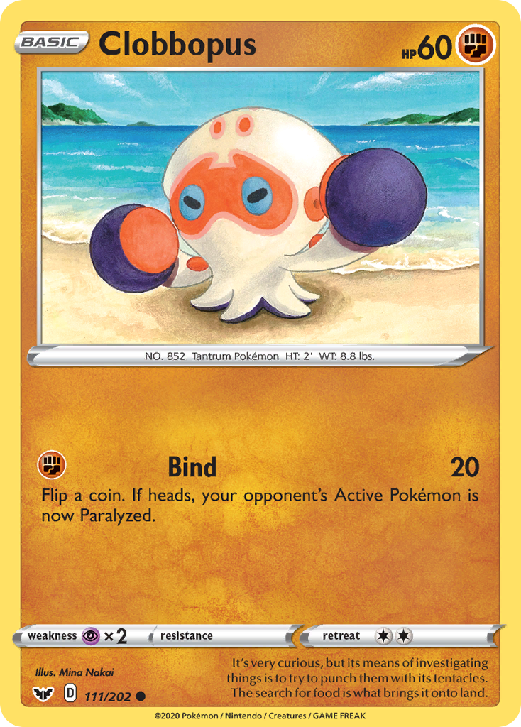 Grapploct Pokémon Card