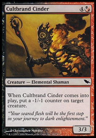 Cultbrand Cinder (Shadowmoor) Trading Card