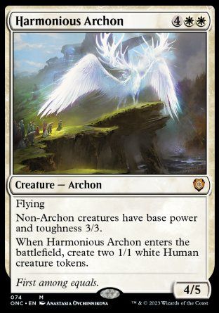 Harmonious Archon (Phyrexia: All Will Be One Commander Decks) Trading Card