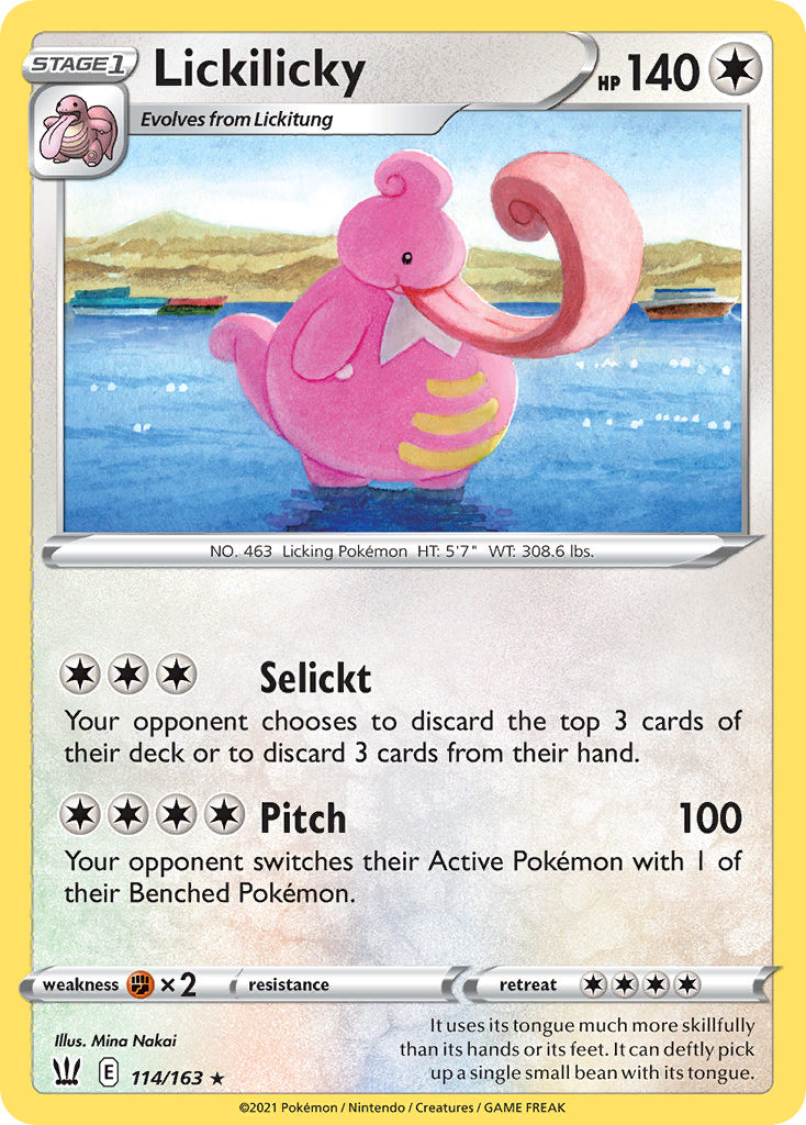 Lickilicky (114/163) - Battle Styles Pokémon Card