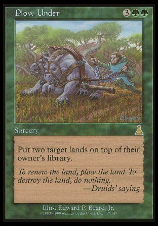 Plow Under (Urza's Destiny) Trading Card