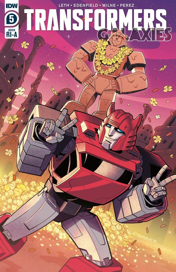 Transformers: Galaxies #5 (10 Copy Cover Malkova)