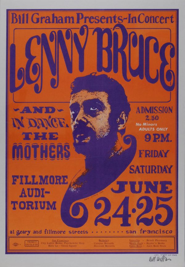 BG-13-OP-1 Lenny Bruce The Fillmore 1966