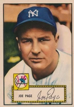 Joe Page 1952 Topps #48 Sports Card