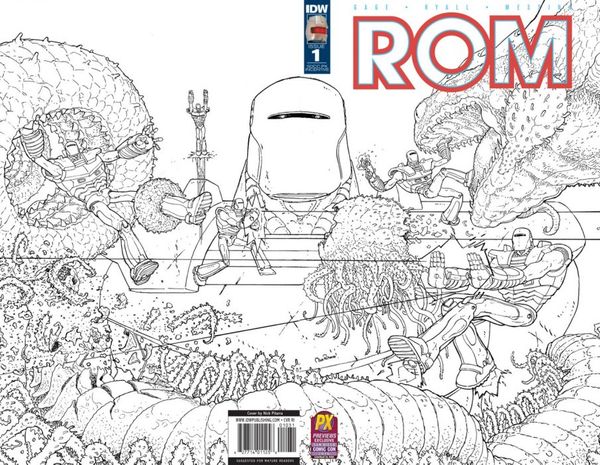 ROM #1 (SDCC Previews Sketch Variant)