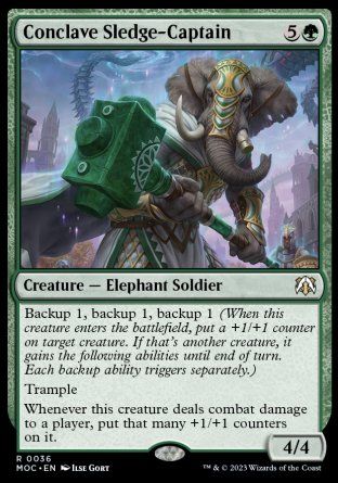 Conclave Sledge-Captain (March of the Machine Commander Decks) Trading Card