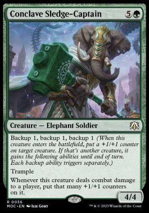 Conclave Sledge-Captain (March of the Machine Commander Decks)