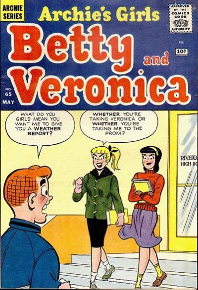 Archie's Girls Betty and Veronica #65 Comic