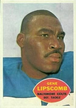 Gene Lipscomb 1960 Topps #10 Sports Card