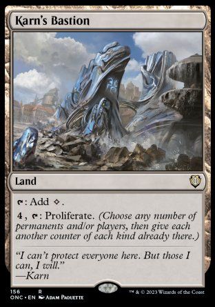 Karn's Bastion (Phyrexia: All Will Be One Commander Decks) Trading Card