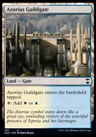 Azorius Guildgate (Kaldheim Commander Decks) Trading Card