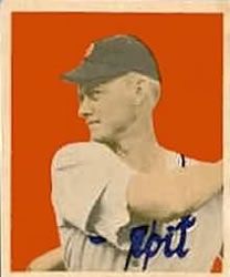 Walter "Hoot" Evers 1949 Bowman #42 Sports Card
