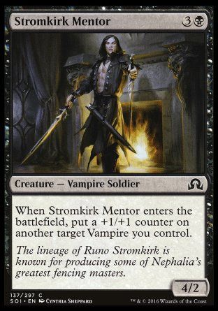 Stromkirk Mentor (Shadows over Innistrad) Trading Card