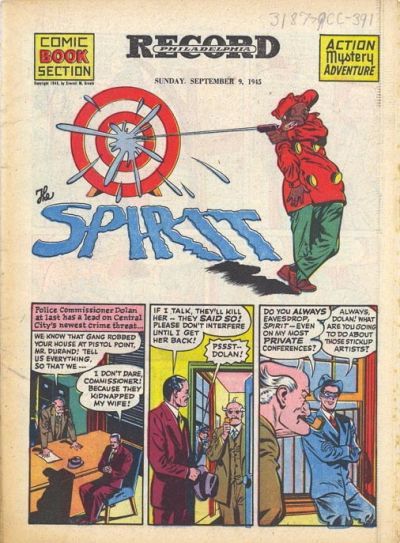 Spirit Section #9/9/1945 Comic