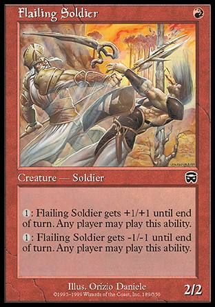 Flailing Soldier (Mercadian Masques) Trading Card