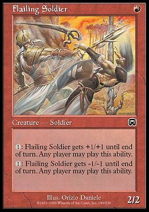 Flailing Soldier (Mercadian Masques)