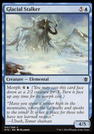 Glacial Stalker (Khans of Tarkir) Trading Card