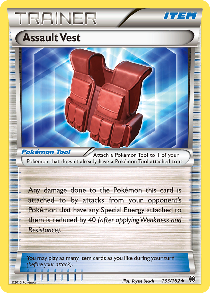 Assault Vest (Trainer: Pokémon Tool) (133/162) - BREAKthrough Pokémon Card