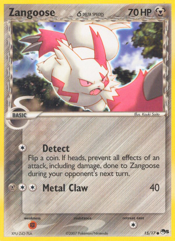 Zangoose δ (15/17) - POP Series 5 Pokémon Card