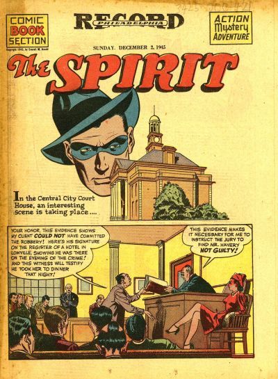 Spirit Section #12/2/1945 Comic