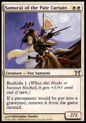 Samurai of the Pale Curtain (Champions of Kamigawa)