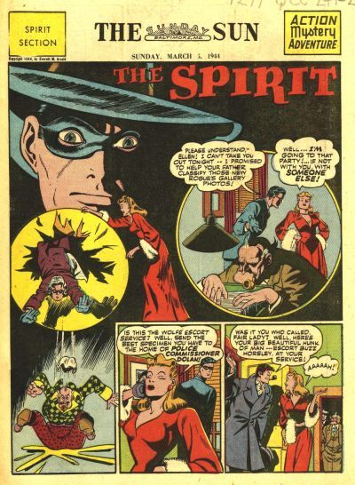Spirit Section #3/5/1944 Comic