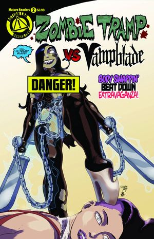 Zombie Tramp Vs Vampblade #2 (Vampblade Risque Variant)