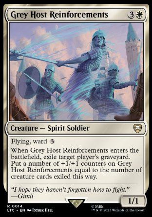 Grey Host Reinforcements (The Lord of the Rings Commander Decks) Trading Card