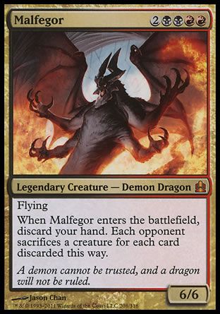 Malfegor (MTG Commander) Trading Card