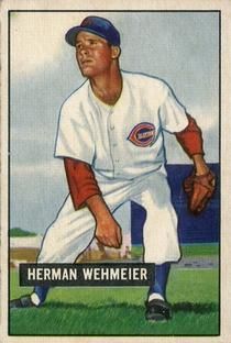 Herman Wehmeier 1951 Bowman #144 Sports Card