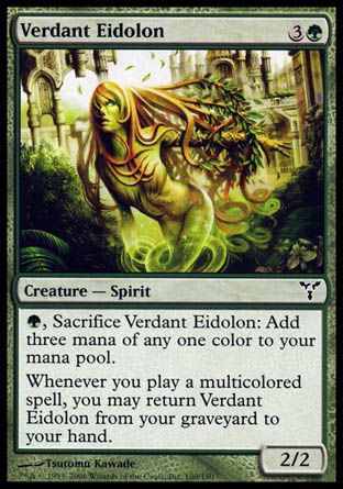 Verdant Eidolon (Dissension) Trading Card