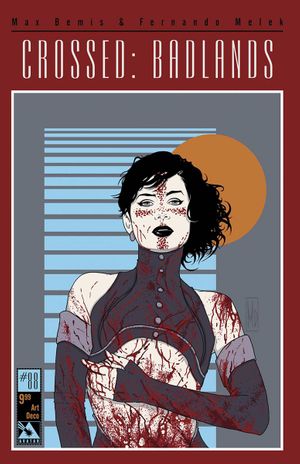 Crossed Badlands #88 (Art Deco Cover)