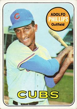 Adolfo Phillips 1969 Topps #372 Sports Card