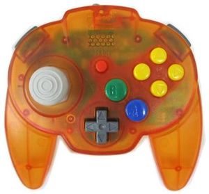 Nintendo 64 Hori Controller [Transparent Orange]