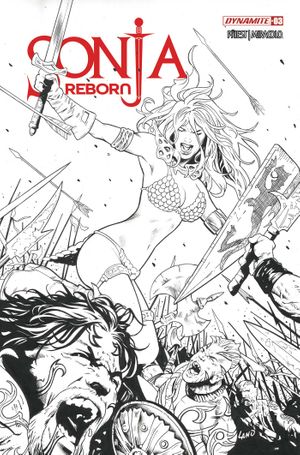 Sonja Reborn #3 (Cvr K Greg Land Line Art Foc Bonus Variant)