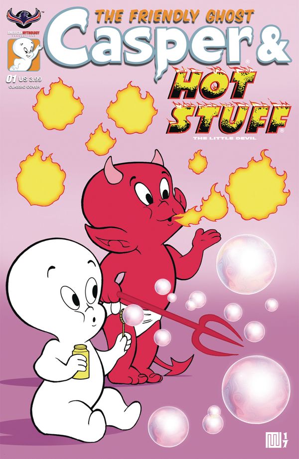 Casper And Hot Stuff #1 (Wolfer Bubbles Cover)