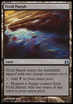 Vivid Marsh (MTG Commander) Trading Card