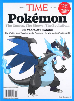 Time Special Edition: Pokemon #nn (Mega Charizard X Cover)